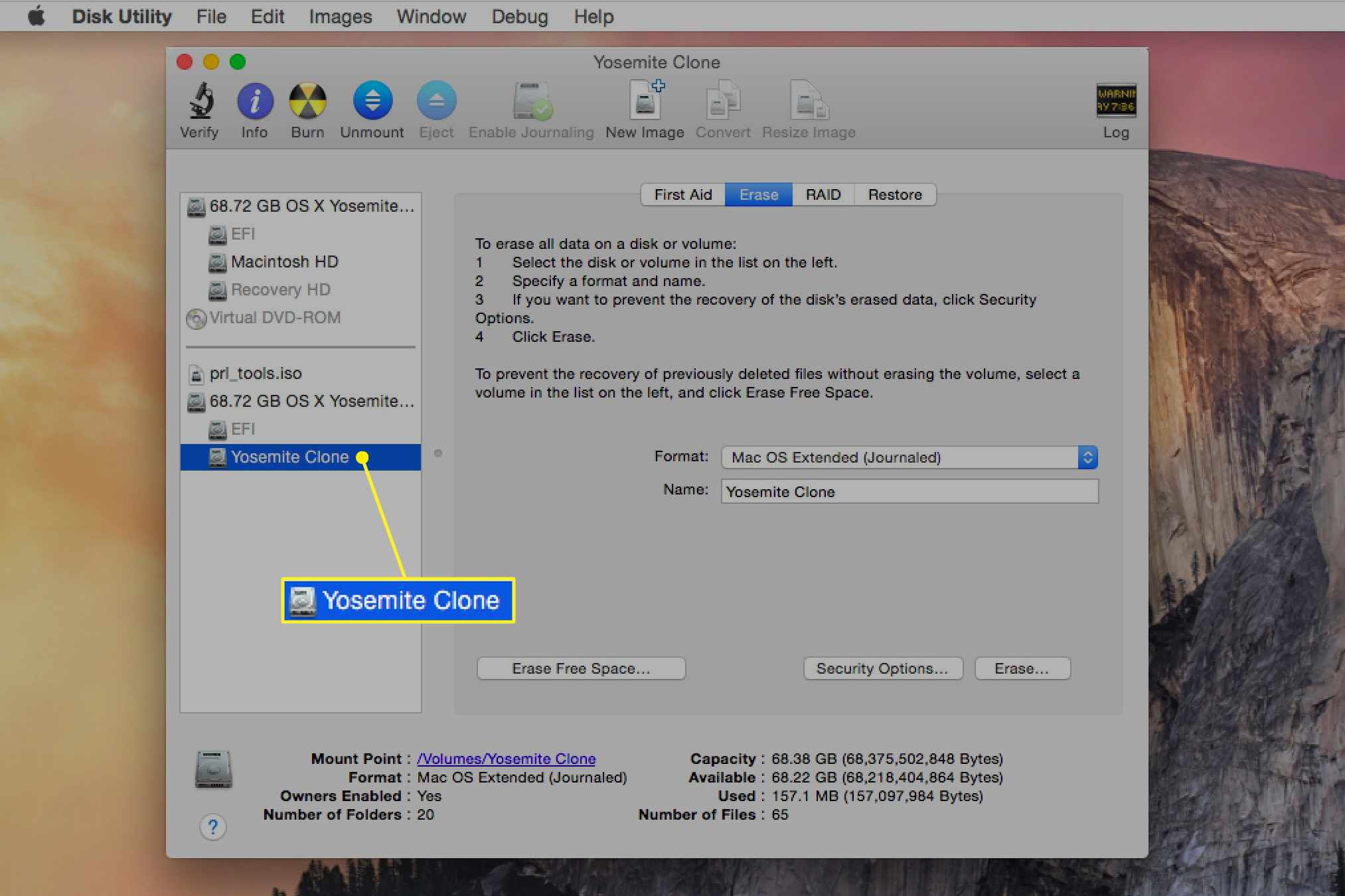 disk format utility for mac